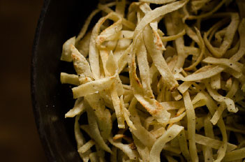 Fried tortillas snacks