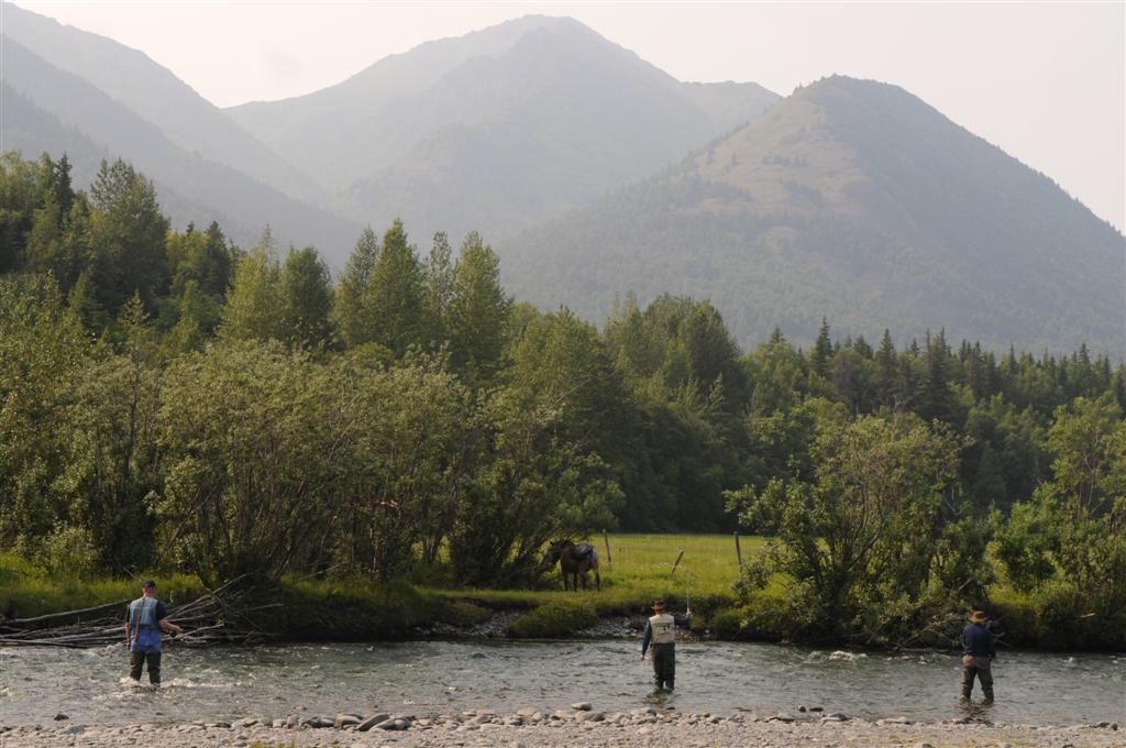 Salmon fishing at the laid back hamlet of Hope. 