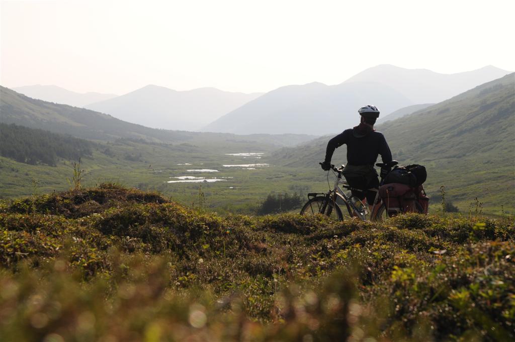 A pause for breath after the climb, and a chance to take in the view.