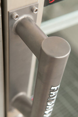 The coolest door handle to a bike shop in the world? More titanium loveliness at Speedway Cycles. 