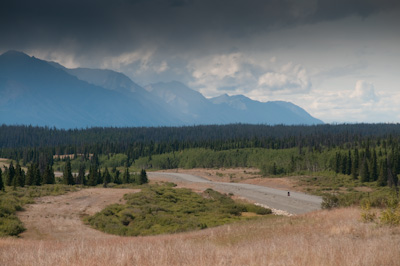 Late afternoon on the ALCAN. 