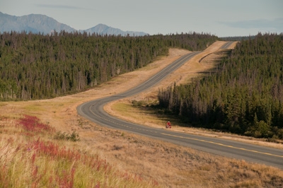 The next morning, we joined the highway for the last stretch into Haines Junction. 