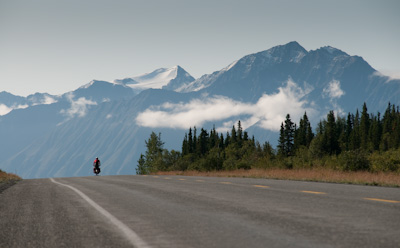 With the clouds finally parting, the Canadian section of the ALCAN proved to be nothing short of stunning. Being so late in the season, it was surprisingly quiet too.  