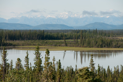 The St Elias range, home to the largest national park in North America. 