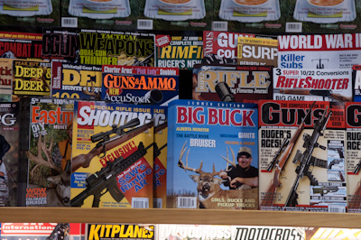 I noticed there were more gun and hunting magazines in Prince George than bike magazines...