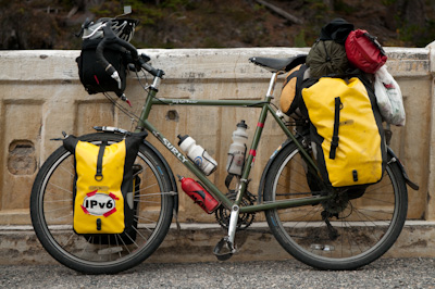 Matt's Long Haul Trucker, pan and all. 