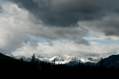 Just another Banff backdrop. And this one hasn't been photoshopped...