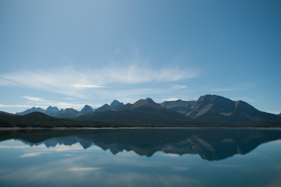 Lakeside reflection, or the profile for the road ahead?