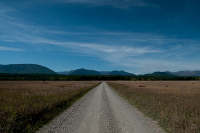 The road to Polebridge. One I'd highly recommend. 