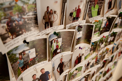 Everyone who visits the Adventure Cycling Organisation office gets a free ice cream, and their photo taken. At the end of the year, these are archived and stored, should you pass through again in years to come.