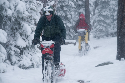 The challenge was simple: stay on the bike. 