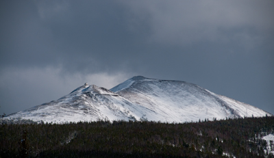 Still snowing up here...