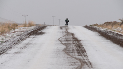 Then the snow started to fall...