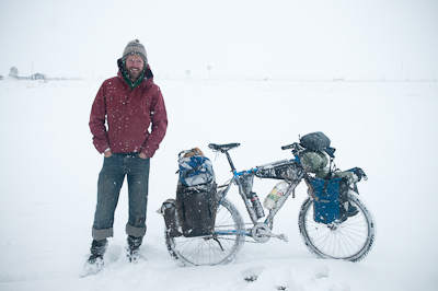 A few hours ago. About to set off for Lima, just down the road, and still smiling. 