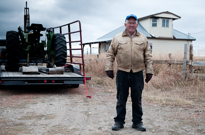 I stopped to have a chat to Blaine Grover, 85. 