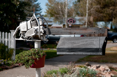 Novel letterbox. 