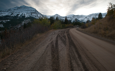 Lots of mountain action too. This was my view from my campspot. 