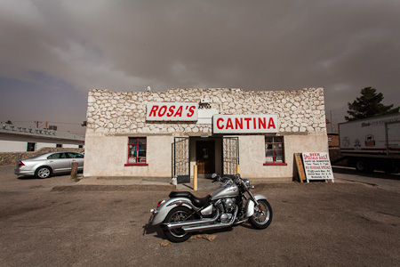 Lunch ($5, inc soup and ice tea) at Rosa's Cantina. It's an El Paso institution.