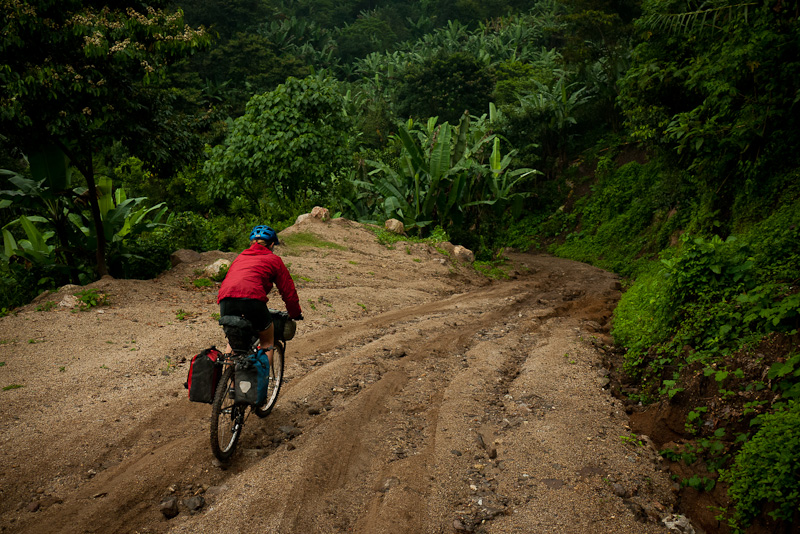 Dirt roading in Guatemala. 